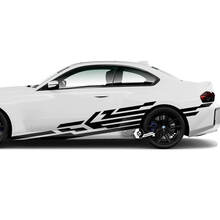 Paire BMW M2 M240 G42 F22 F87 M Performance Wrap Splash Side Fender Portes Lignes Lit Vinyle Autocollant Autocollant
 2