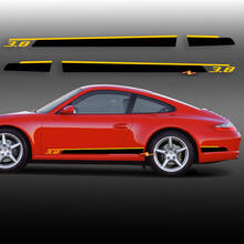 Autocollant de décalcomanie de kit de bandes latérales Porsche 911-991 RS 4.0
 2