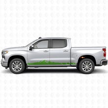 Autocollants Vinyle Relief Montagne pour Porte et Bas de Porte Chevrolet Silverado 1500 T1XX 2019-2026_6