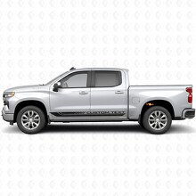 Cadres de texte personnalisés Bandes adhésives pour portes et bas de caisse Chevrolet Silverado 1500 T1XX 2019-2026_2
