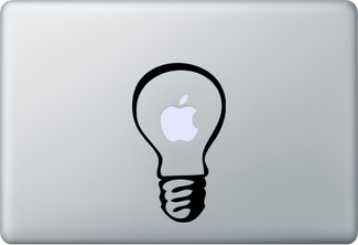 Autocollant de lampe lumineuse pour ordinateur portable MacBook
