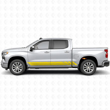 Bandes Vinyle Topographiques pour Porte et Bas de Caisse Chevrolet Silverado 1500 T1XX 2019-2026_3