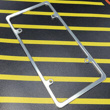 Cadre de plaque d'immatriculation US en aluminium billet mince_2