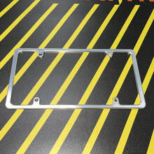 Cadre de plaque d'immatriculation US en aluminium billet mince_3