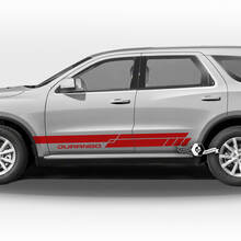 Paire Dodge Durango Portes latérales Rocker Panel Trim Stripes Autocollants en vinyle
 2