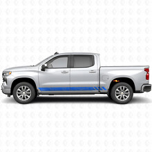 Bandes vinyles topographiques pour porte et panneau bas de caisse pour Chevrolet Silverado 1500 T1XX 2019-2026_5