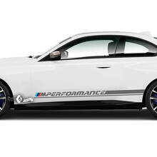 Paire BMW M2 M240 G42 F22 F87 M Performance Side Line Stripe Portes Stripe Vinyl Decal Sticker
 2