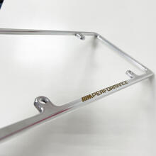 M Performance Billet Slimline US USA Cadre de plaque d'immatriculation CNC en aluminium de qualité aéronautique
 2