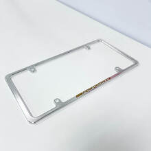 Cadre de plaque d'immatriculation US M Performance Style en aluminium usiné Slimline_3