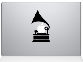 Autocollant Gramophone pour MacBook
