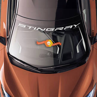 Décalcomanies à rayures en vinyle pour pare-brise Stingray Chevrolet C8 Corvette Stingray Z06 C8R
