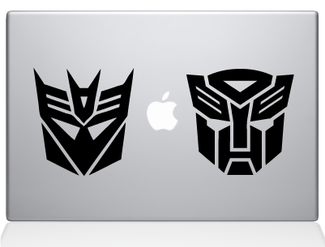 Autocollant autocollant Transformers pour ordinateur portable MacBook
