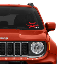 Autocollant en vinyle graphique personnalisé pour pare-brise et fenêtre de Jeep Renegade 3