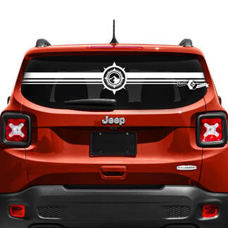 Jeep Renegade Hayon Fenêtre Boussole Logo Vinyle Autocollant Autocollant
