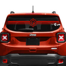 Jeep Renegade Hayon Fenêtre Boussole Logo Vinyle Autocollant Autocollant
 2