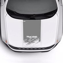 Autocollant Vinyle Bande Logo Capot Personnalisé Endommagé Battu pour Jeep Renegade Trailhawk 2