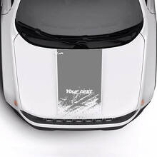 Autocollant Vinyle Bande Logo Capot Personnalisé Endommagé Battu pour Jeep Renegade Trailhawk 2