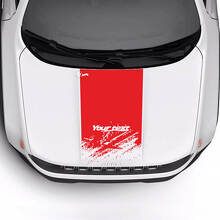 Autocollant Vinyle Bande Logo Capot Personnalisé Endommagé Battu pour Jeep Renegade Trailhawk 3