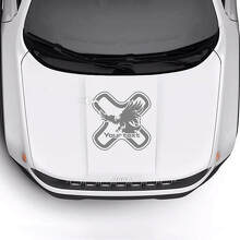 Autocollant vinyle personnalisé Aigle chauve capot 2 pour Jeep Renegade 2
