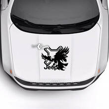 Jeep Renegade Trailhawk Sport Hood Bald Eagle Vinyl Autocollant autocollant
 2