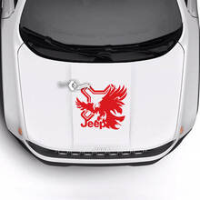 Jeep Renegade Trailhawk Sport Hood Bald Eagle Vinyl Autocollant autocollant
 3