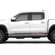 Autocollants à rayures pour portes de panneau à bascule, décalcomanies pour Nissan Frontier PRO-4X 2022 – 2024
 3