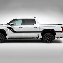 Paire Toyota Tundra TRD Rétro vintage Portes Lit Stripe kit Vinyle Autocollants Autocollants
 2