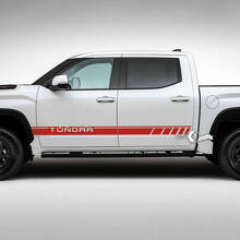 Paire Toyota Tundra TRD Rétro vintage Portes Stripe kit Vinyle Autocollants Autocollants
 3