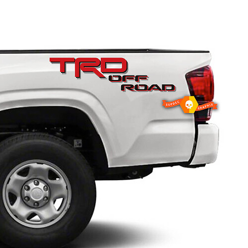 Autocollant vinyle TRD Off Road Bedside pour Toyota Tacoma