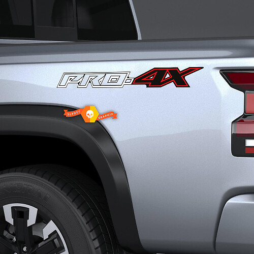 Autocollants latéraux en vinyle PRO-4X pour Nissan Frontier