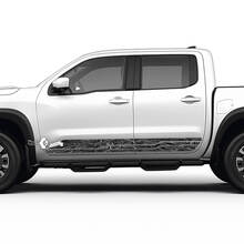 2 Nissan Decal Rocker Panel Côté Carte Topographique Nissan Frontier Stripe Vinyl Stickers Kit 2 Couleurs
 3