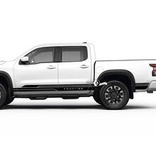 2 Nissan Decal Rocker Panel Lit Logo Carte Topographique Latérale Nissan Frontier Stripe Vinyl Stickers Kit
 2