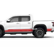 2 Nissan Decal Rocker Panel Lit Logo Carte Topographique Latérale Nissan Frontier Stripe Vinyl Stickers Kit
 3