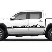 2 Nissan Decal Portes Hills Mountains Pro-4x Nissan Frontier Stripe Vinyl Stickers 3 Couleurs
 3