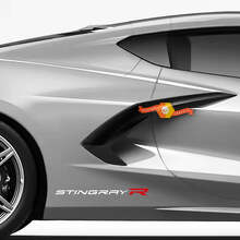 Set d’autocollants vinyle côté droit Stingray R pour Chevrolet Corvette C8_2
