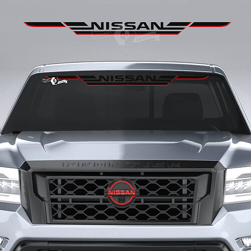 Autocollant en vinyle pour pare-brise Nissan pour Nissan Frontier