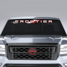 Autocollant de pare-brise pour Nissan Frontier Pro-4X, autocollant en vinyle, 2 couleurs
 2