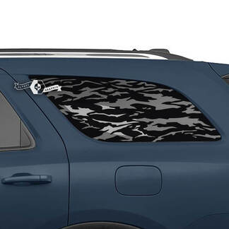Paire d’autocollants en vinyle pour vitre arrière latérale Dodge Durango
