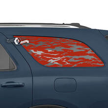 Paire d’autocollants en vinyle pour vitre arrière latérale Dodge Durango
 3