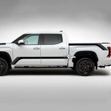 Paire Toyota Tundra Vintage Rétro Rocker Panel Lit Côté Arrière Fender Stripes Vinyl Stickers Decal
 3