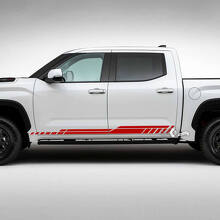 Toyota Tundra Rocker Panel Portes Lignes latérales Rayures Vinyle Autocollants Décalcomanie
 2