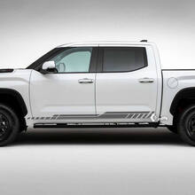 Toyota Tundra Rocker Panel Portes Lignes latérales Rayures Vinyle Autocollants Décalcomanie
 3