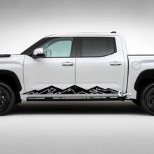 Paire Toyota Tundra Rocker Panel Montagnes Bandes latérales Autocollants en vinyle Décalcomanie
 2