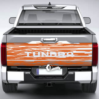 Toyota Tundra lit camionnette hayon détruit Grange rayures vinyle autocollants décalcomanie
