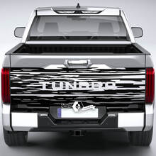 Toyota Tundra lit camionnette hayon détruit Grange rayures vinyle autocollants décalcomanie
 3