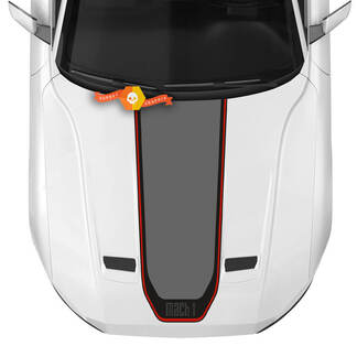 Ford Mustang Mach capot décalcomanie voiture vinyle autocollant Shelby Sport Racing 3 couleurs
