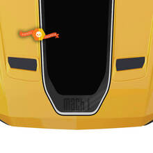 Ford Mustang Mach capot décalcomanie voiture vinyle autocollant Shelby Sport Racing argent garniture 3 couleurs
 2