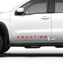 Paire de décalcomanies graphiques en vinyle pour portes latérales Nissan Frontier
 3