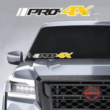 Autocollant en vinyle PRO-4X pour pare-brise Nissan Frontier_2