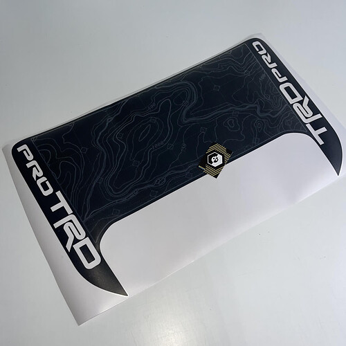 Autocollant en vinyle topographique TRD Pro pour capot Toyota Tacoma 2016-2024
